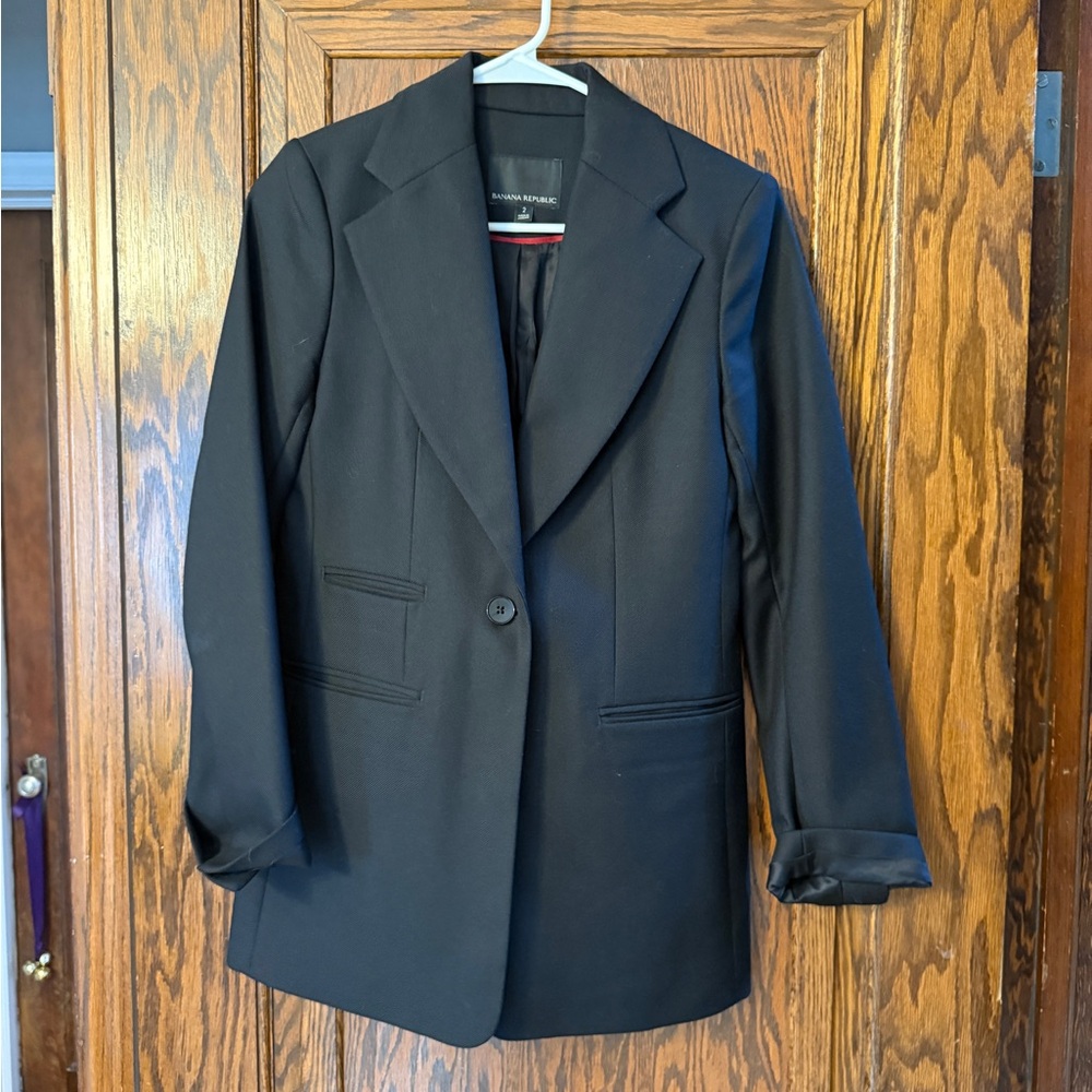 Banana Republic Classic Black Blazer